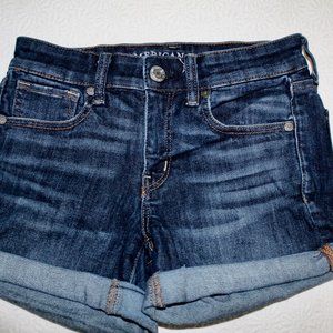 American Eagle Dark Jean Shorts